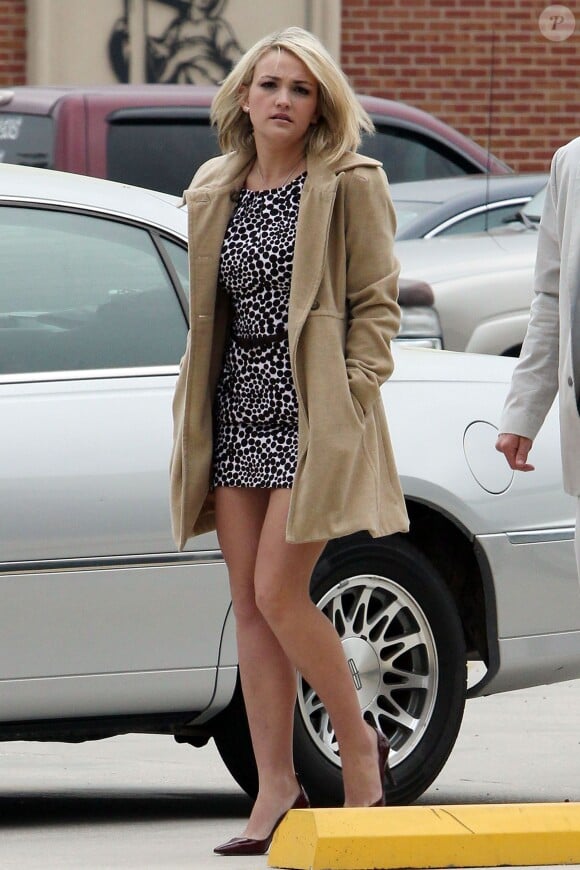 Britney Spears se rend à l'église à Kentwood en Louisiane, en mars 2013.