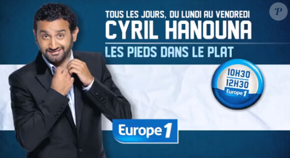 Cyril Hanouna, du lundi au vendredi à 10h30 sur Europe 1.