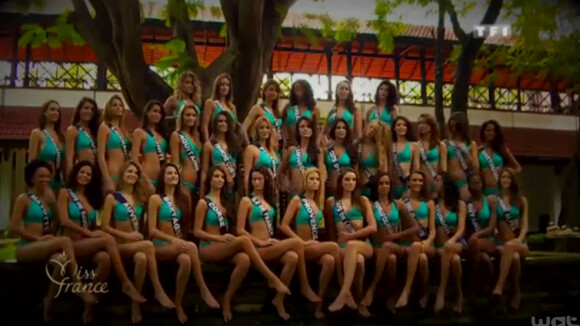 Les 33 Miss régionales se livrent au célèbre shooting photo en maillot de bain au Sri Lanka pour Miss France 2014