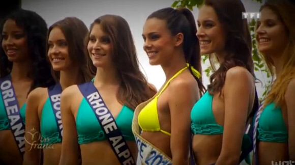 Les 33 Miss régionales se livrent au célèbre shooting photo en maillot de bain en compagnie de Marine Lorphelin au Sri Lanka pour Miss France 2014