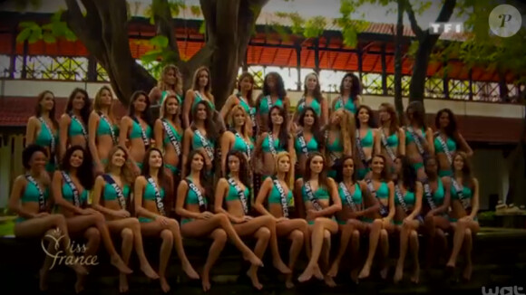 Les 33 Miss régionales se livrent au célèbre shooting photo en maillot de bain au Sri Lanka pour Miss France 2014
