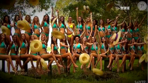 Les 33 Miss régionales se livrent au célèbre shooting photo en maillot de bain au Sri Lanka pour Miss France 2014