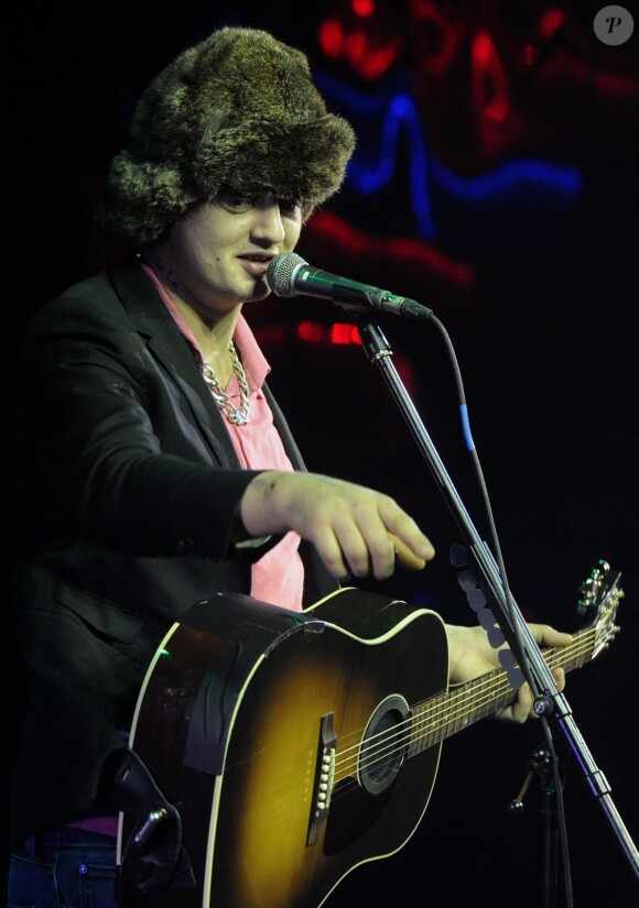 Pete Doherty en concert à Moscou. Le 8 décembre 2012.