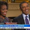 Michelle et Barack Obama répondent aux questions de Barbara Walters, sur ABC.