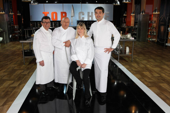 Le jury de Top Chef : Ghislaine Arabian, Christian Constant, Thierry Marx et Jean-François Piège.