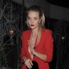 Rosie Huntington-Whiteley a assisté à la soirée d'anniversaire du magazine Playboy au Playboy Club. Londres, le 2 décembre 2013.