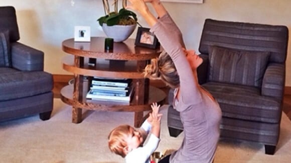 Gisele Bündchen : Sa fille Vivian, déjà une pro du yoga