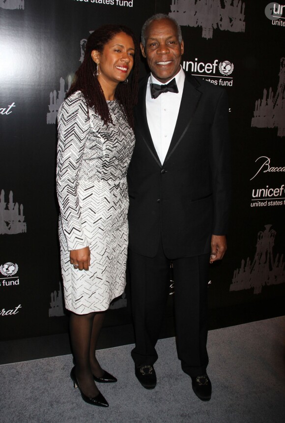 Danny Glover et sa femme Eliane au 9e gala Snowflake Ball pour l'UNICEF à New York, le 3 décembre 2013.