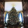 La Maison Blanche redécorée pour Noël, dévoile son nouveau visage au cours d'une présentation. Washington, le 4 décembre 2013.