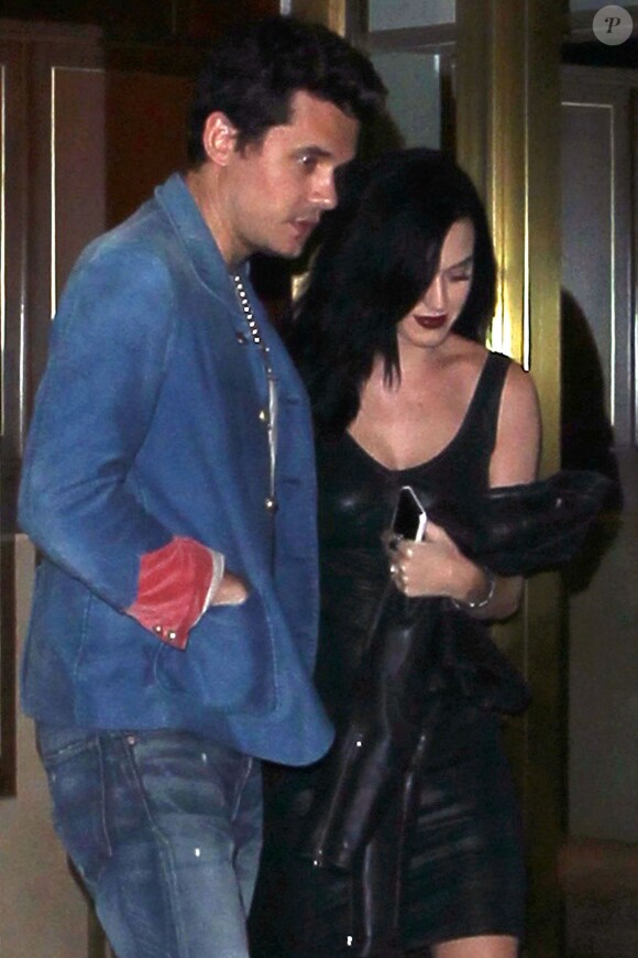 John Mayer et Katy Perry à Los Angeles, le 24 juillet 2013.