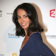 Sophia Aram à la conférence de presse de France Télévisions, à Paris, en août 2013.