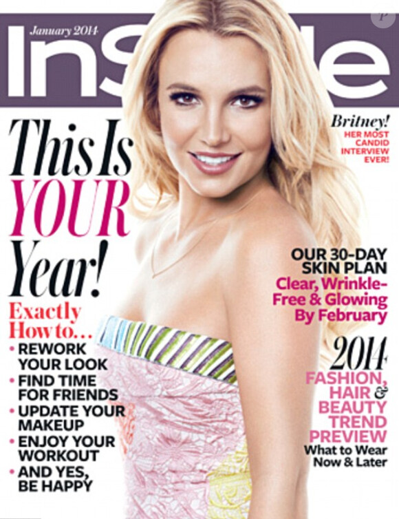 Britney Spears dans le magazine InStyle - janvier 2014.