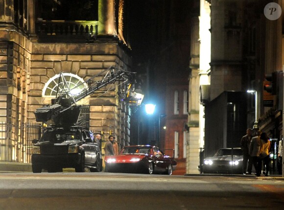 Le tournage de Fast & Furious 6 à Liverpool le 13 novembre 2012