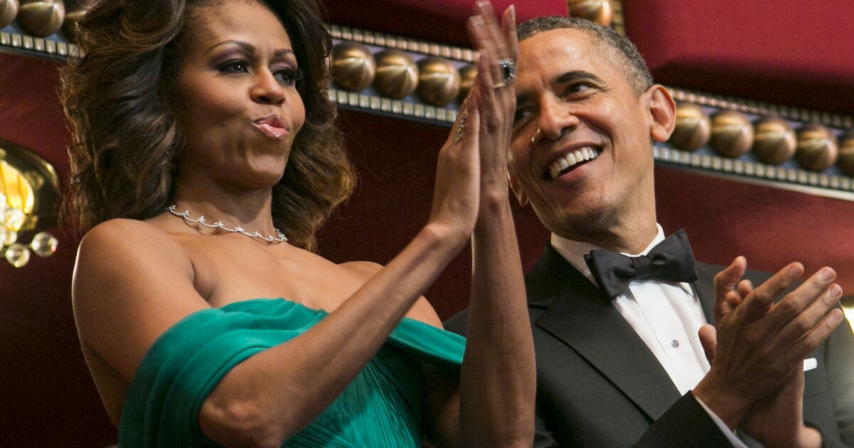 Barack Obama et Michelle, sublime, honorent les plus grands à la Maison ...