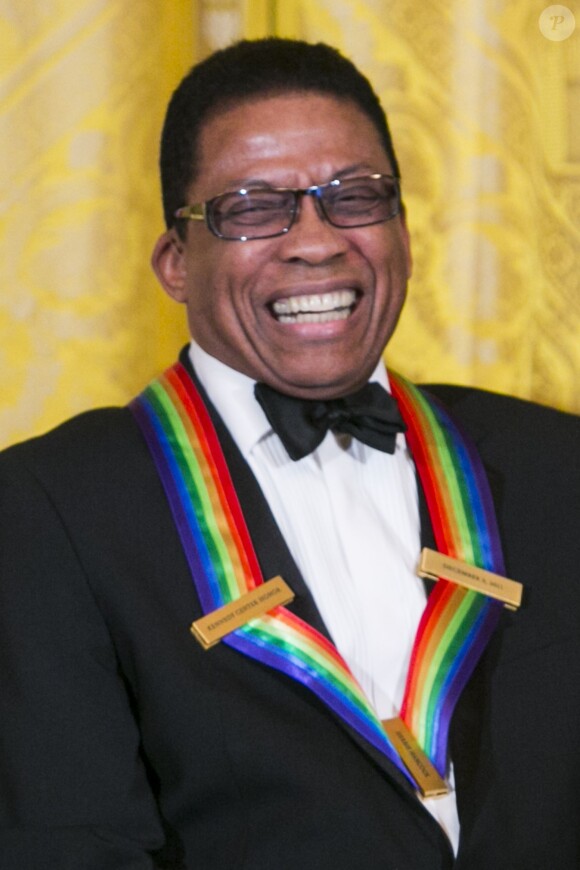 Herbie Hancock récompensé lors des 36e Honneurs du Kennedy Center à la Maison Blanche le 8 décembre 2013.