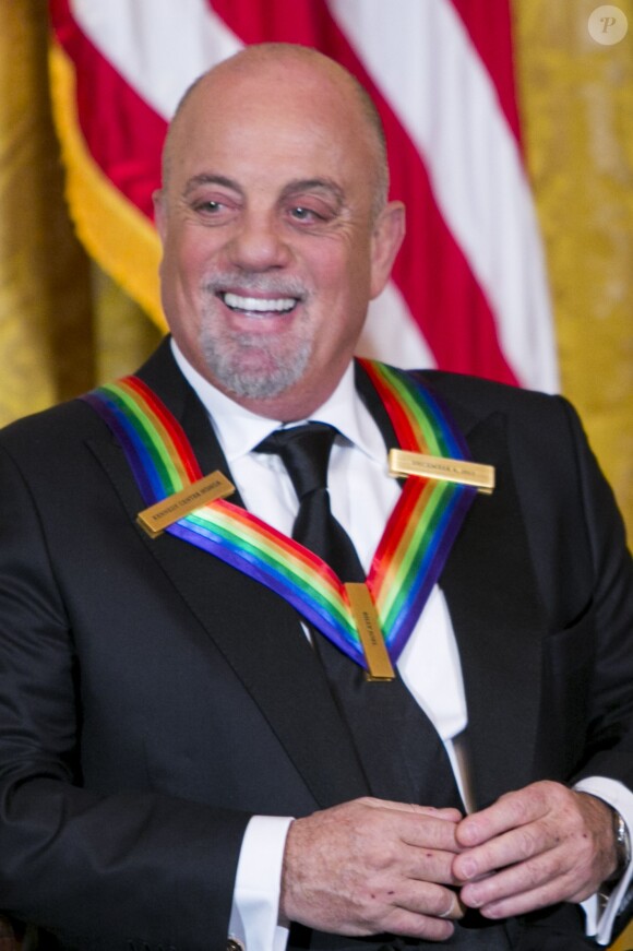 Billy Joel récompensé lors des 36e Honneurs du Kennedy Center à la Maison Blanche le 8 décembre 2013.