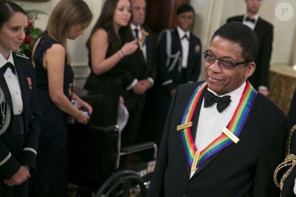 Herbie Hancock récompensé lors des 36e Honneurs du Kennedy Center à la Maison Blanche le 8 décembre 2013.