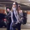 Exclusif - Lea Michele va faire du shopping avec une amie à Beverly Hills, le 24 novembre 2013.