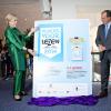 La princesse Laurentien des Pays-Bas a pu compter sur le soutien de son père Laurens Jan Brinkhorst pour faire la promotion de la campagne Vaders Voor Lezen 2014 le 8 décembre 2013 à l'occasion de l'avant-première du film Mees Kees op Camp à Ede.