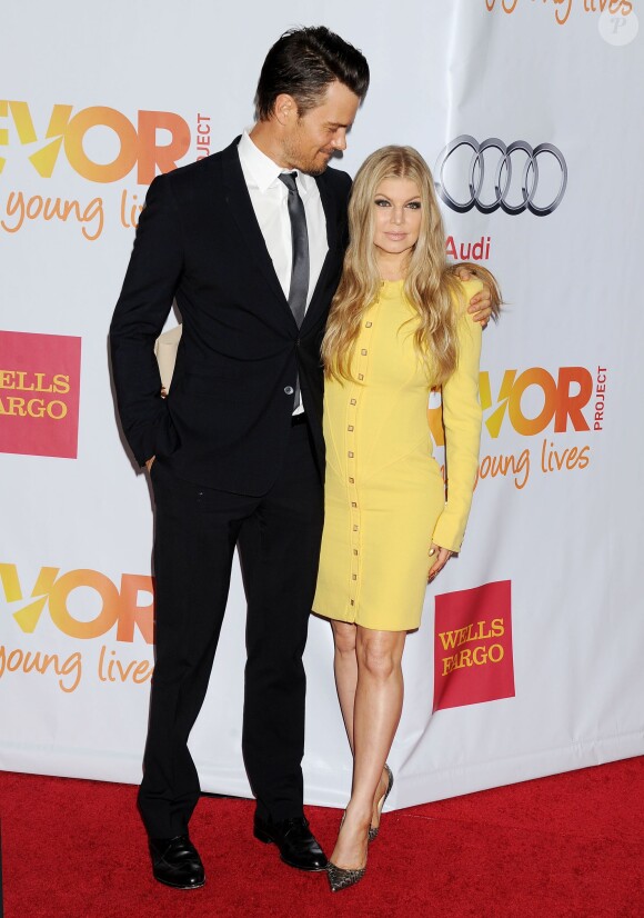 Fergie et Josh Duhamel à Los Angeles, le 8 décembre 2013.