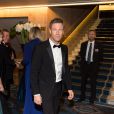  Aaron Eckhart, maître de cérémonie avec Claire Danes du concert du Nobel de la Paix le 11 décembre, au banquet qui a suivi la remise du Nobel 2013 à l'OIAC au Grand Hotel d'Oslo, le 10 décembre 2013 