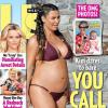 Kim Kardashian en avril 2013 alors enceinte de North, en couverture de US Weekly