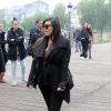 Kim Kardashian (enceinte) et sa mère Kris Jenner ont efait du shopping à Paris en mai 2013
