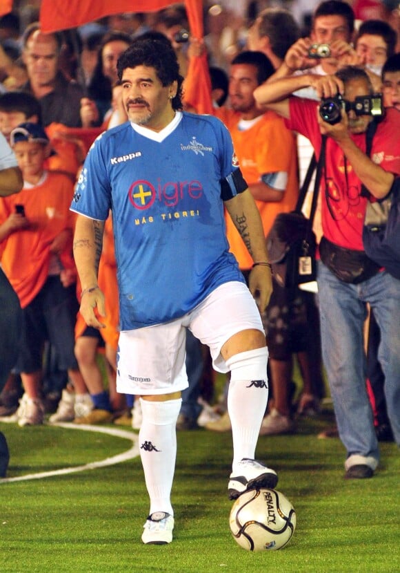 Diego Maradona à Buenos Aires, le 31 décembre 2010