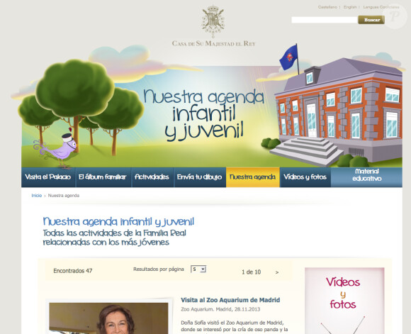 Le site Internet de la monarchie espagnole a lancé en décembre 2013 une interface jeunesse. Une version bande dessinée et ludique de l'outil de communication de la Maison royale...
