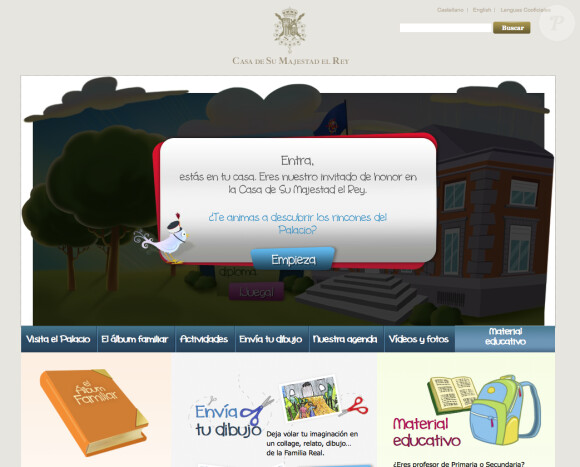 C'est parti pour le quiz ! Le site Internet de la monarchie espagnole a lancé en décembre 2013 une interface jeunesse. Une version bande dessinée et ludique de l'outil de communication de la Maison royale...