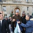  Zlatan Ibrahimovic après le déjeuner du président qui se tenait au restaurant La Société à Paris, le 12 décembre 2013, et qui réunissait tous les joueurs du PSG et le staff professionnel 