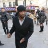 Claude Makélélé après le déjeuner du président qui se tenait au restaurant La Société à Paris, le 12 décembre 2013, et qui réunissait tous les joueurs du PSG et le staff professionnel