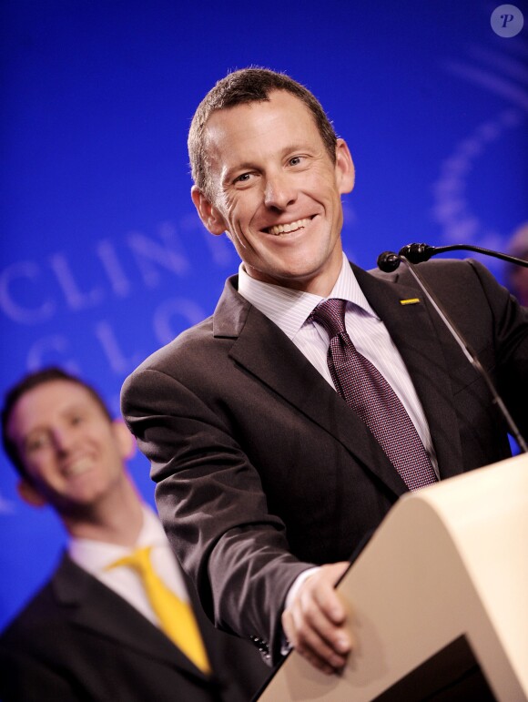 Lance Armstrong lors du Clinton Global Initiative de New York le 24 septembre 2008