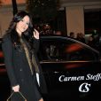 Fabienne Carat à l'inauguration de la nouvelle boutique Carmen Steffens à Cannes, le 13 décembre 2013.
