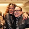 Noémie Lenoir et Jean-Marc Généreux à l'inauguration de la nouvelle boutique Carmen Steffens à Cannes, le 13 décembre 2013.
