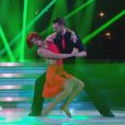 Keen'V et Fauve Hautot - Demi-finale de "Danse avec les stars 4" sur TF1. Le 16 novembre 2013.