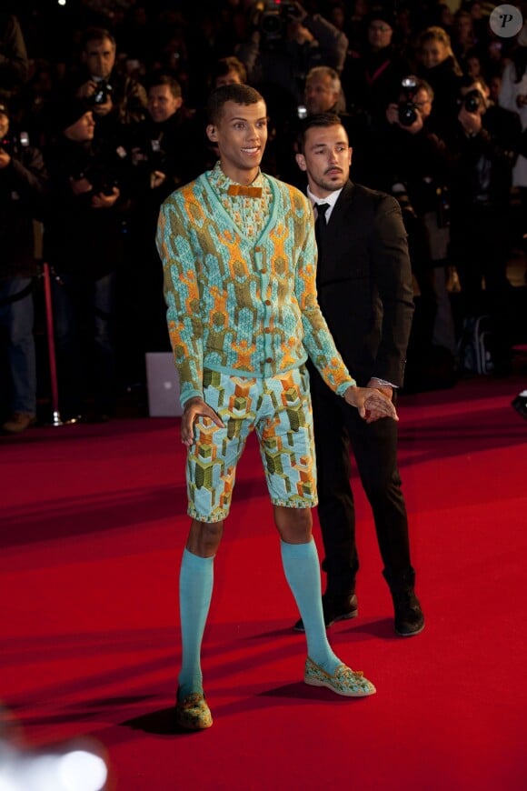 Stromae - 15e édition des NRJ Music Awards au Palais des Festivals à Cannes le 14 décembre 2013.