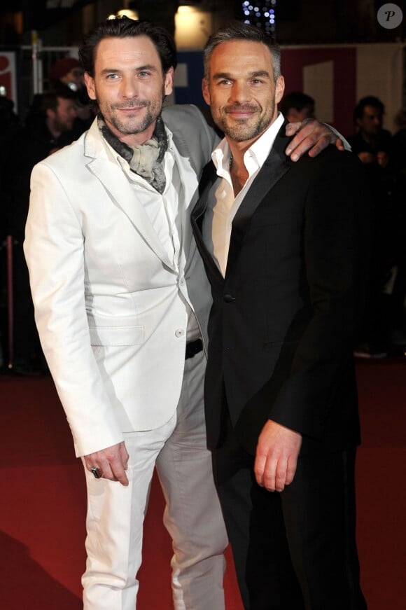 Sagamore Stévenin et Philippe Bas - 15e édition des NRJ Music Awards au Palais des Festivals à Cannes le 14 décembre 2013.
