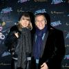 Nagui et sa femme Mélanie Page à la générale du spectacle de Thierry Mugler au Comedia, Mugler Follies, à Paris, le 18 décembre 2013.