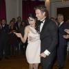 Exclusif - Candice Hugo (fille de Nicole Coullier) et Christophe Dardeau lors de la soirée de leur mariage  au sein de l'hôtel de Sers Paris le 18 décembre 2013