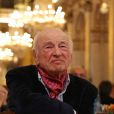Exclusif - Edgar Morin lors de la soirée annuelle de la FIDH (Fédération Internationale des Droits de l'homme) et 65ème anniversaire de la Déclaration universelle des Droits de l'Homme à l'Hotel de Ville de Paris le 10 decembre 2013