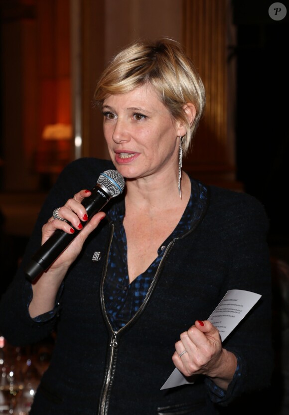 Exclusif - Maitena Biraben lors de la soirée annuelle de la FIDH (Fédération Internationale des Droits de l'homme) et 65ème anniversaire de la Déclaration universelle des Droits de l'Homme à l'Hotel de Ville de Paris le 10 decembre 2013