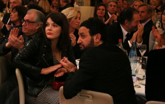 Exclusif - Cyril Hanouna et sa femme Emilie lors de la soirée annuelle de la FIDH (Fédération Internationale des Droits de l'homme) et 65ème anniversaire de la Déclaration universelle des Droits de l'Homme à l'Hotel de Ville de Paris le 10 decembre 2013