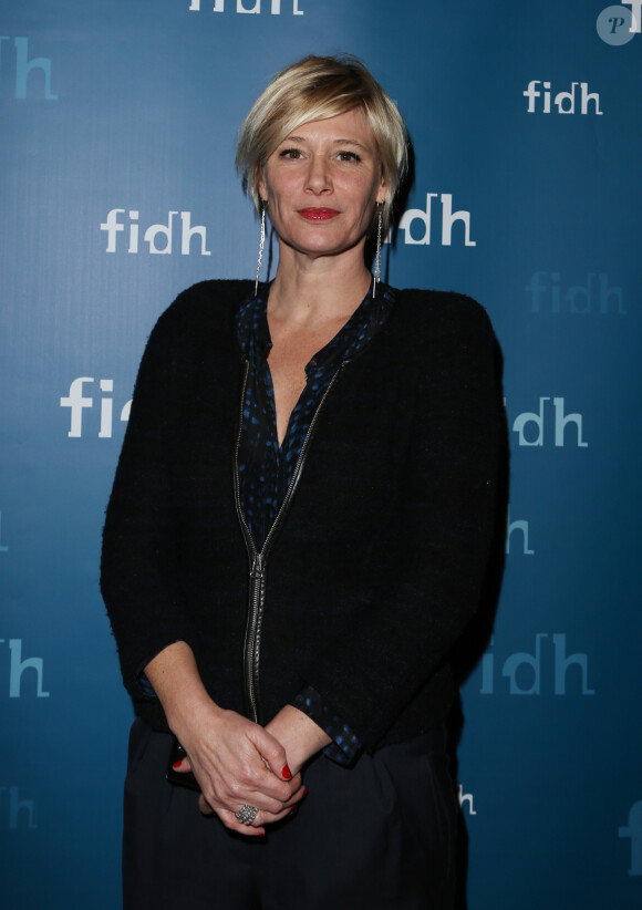 Exclusif - Maitena Biraben lors de la soirée annuelle de la FIDH (Fédération Internationale des Droits de l'homme) et 65ème anniversaire de la Déclaration universelle des Droits de l'Homme à l'Hotel de Ville de Paris le 10 decembre 2013