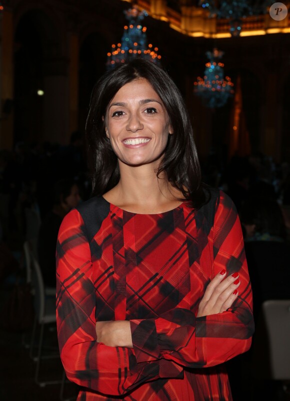 Exclusif - Tania Young lors de la soirée annuelle de la FIDH (Fédération Internationale des Droits de l'homme) et 65ème anniversaire de la Déclaration universelle des Droits de l'Homme à l'Hotel de Ville de Paris le 10 decembre 2013