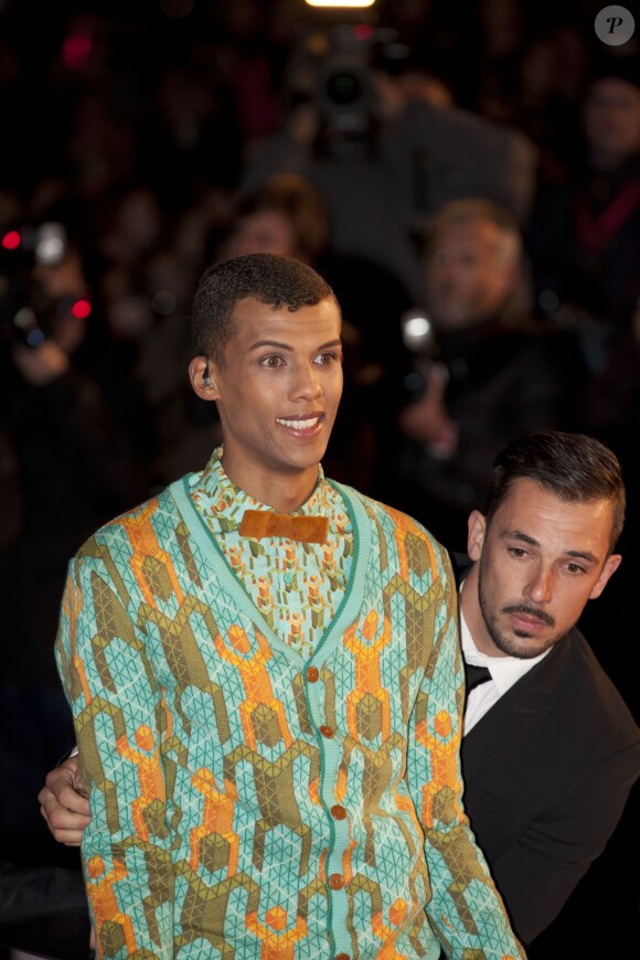 Stromae lors de la 15e édition des NRJ Music Awards à Cannes, le 14 décembre 2013.