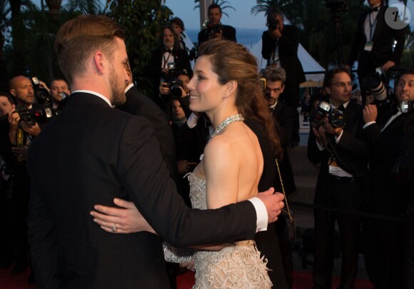 Jessica Biel et Justin Timberlake -au 66eme festival du film de Cannes, le 19 mai 2013.