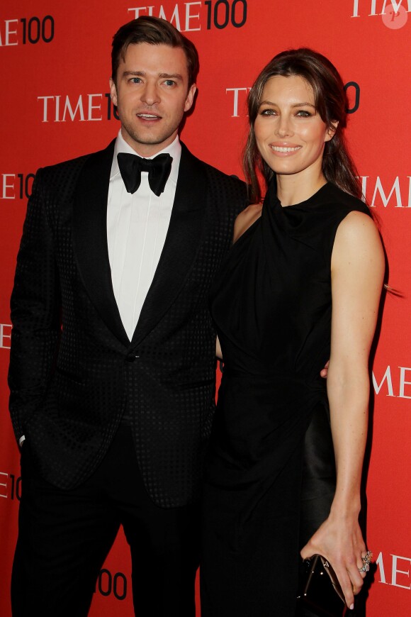 Justin Timberlake et Jessica Biel en avril 2013