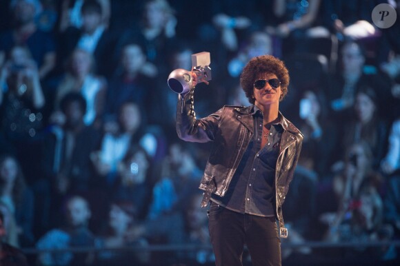Bruno Mars lors des MTV European Music Awards à Amsterdam, le 10 novembre 2013.