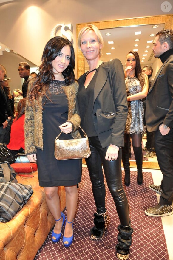 Exclusif : Fabienne Carat et Rebecca Hampton à l'inauguration de la nouvelle boutique Carmen Steffens a Cannes. Le 13 decembre 2013
